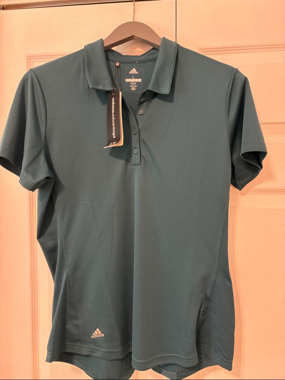 adidas Teal Green Golf Polo Shirt